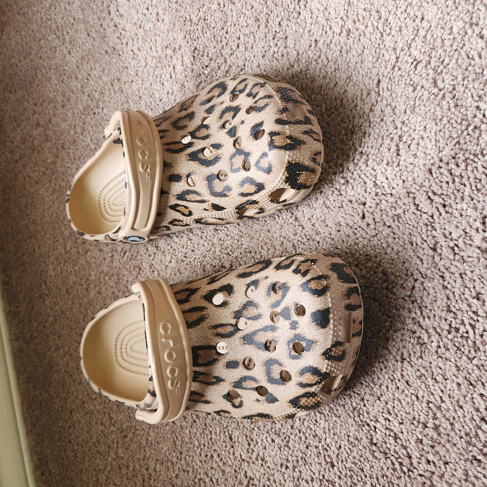 CROCS Tan Slippers Soft Comfortable Design